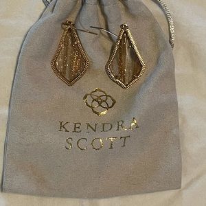 Alex Gold Drop Earrings In Rose Gold